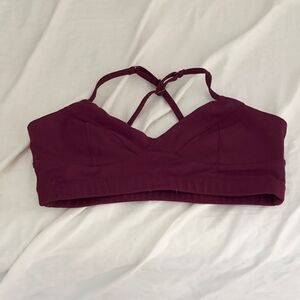 Women's Sol and mane sz M Burgundy Bralette